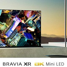 *~ 新家電錧 ~*【索尼SONY】XRM-85Z9K BRAVIA_85型_ 8K Mini LED Google TV 顯示器 (含基本安裝)