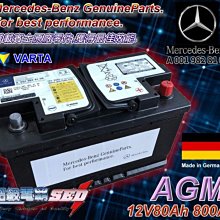 【電池達人】賓士 奔馳 BENZ 正廠電池 12V80AH AGM F21 VARTA A180 A200 A45 Gt