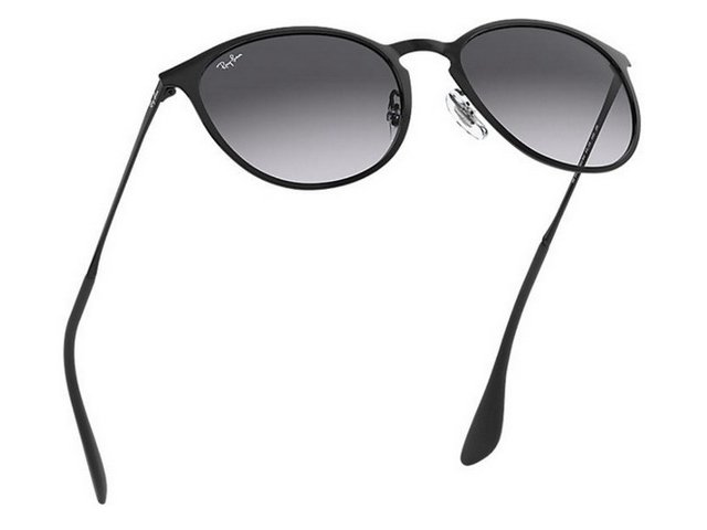 【珍愛眼鏡館】RAY BAN 雷朋太陽眼鏡 金屬鏡臂 舒適可調鼻墊 RB3539 002/8G 黑框漸層灰鏡片 公司貨