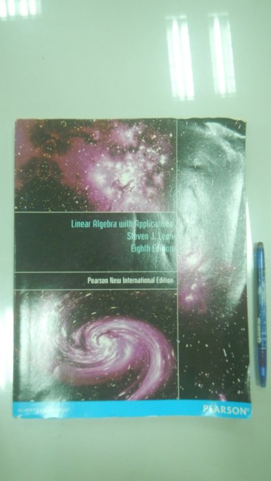 6980銤：D5-5cd☆2014年『Linear Algebra with Applications 8/e』Leon