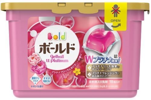 日本洗衣膠求 P&G 洗衣膠球 盒裝 18入 『自然花香』『藍色抗菌』洗衣柔軟 2 in 1(單買本商品不支援三千免運)