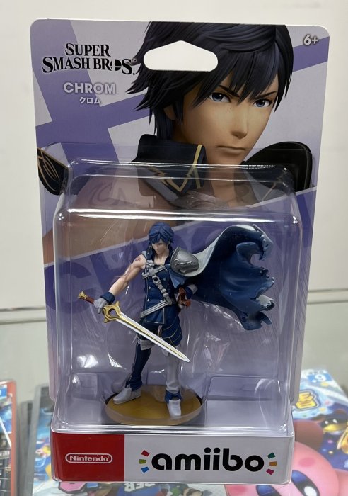 AMIIBO SWITCH NS 任天堂明星大亂鬥 聖火降魔錄 克羅姆 庫洛武 CHROM 全新品［士林遊戲頻道］