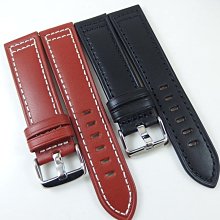 錶帶屋『加厚5mm』ORIS 萬寶龍 沛納海 Panerai 20mm22mm24mm黑色 咖啡酒紅 頂級義大利牛皮錶帶