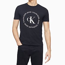 ☆【CK男生館】☆【Calvin Klein圓形LOGO印圖短袖T恤】☆【CK006N2】(S)