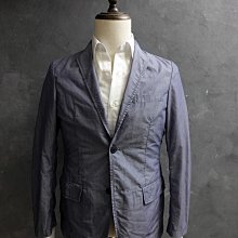 CA 日本品牌 UNIQLO 淺紫藍 輕型 休閒西裝外套 M號 一元起標無底價Q592