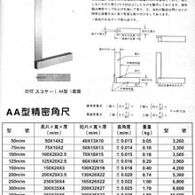 ㊣宇慶S舖㊣ RSK 精密角尺 AA型精密角尺 250m/m