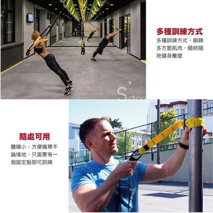 【競技教練款P3 PRO】TRX TRX訓練繩 競技版拉力繩 彈力繩 拉力繩 懸掛式訓練繩 拉力帶 健身器材 居