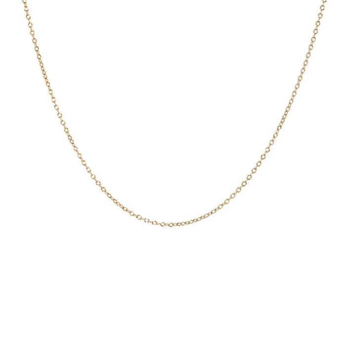 AEC PARIS 巴黎品牌 迷你切割細鍊 簡約金色項鍊 CHAIN NECKLACE DUBE