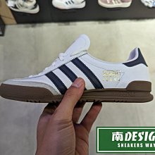 南🔥2023 9月 ADIDAS OG JEANS運動鞋 麂皮 皮革 T字頭 膠底 復古 男女款 白藍 FW6207