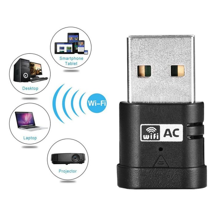 USB WIFI 600Mbps雙頻5G 2.4G無線網卡USB WIFI 11AC軟AP WIN7 WIN10