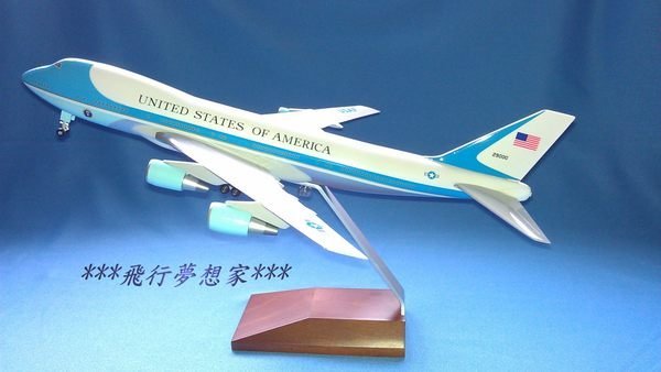 **飛行夢想家**美國空軍一號&B747-200&1:200&精緻版&頂尖航空迷永久精緻典藏!!!