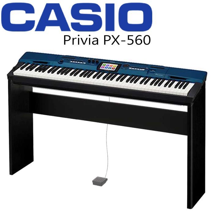 『CASIO 卡西歐』 PX-560 88鍵數位鋼琴 / 含伴奏功能彩色觸控螢幕 / 公司貨保固 /  歡迎下單或蒞臨西門店賞琴 🫰🫰