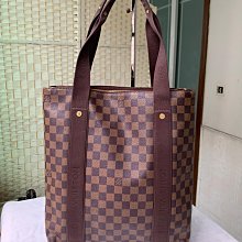 翡翠王.保證正品 高價品當場面交驗貨 LV LOUIS VUITTON 棋盤格大容量商務公事斜挎包.只有一個.有假包退.標多少賣多少