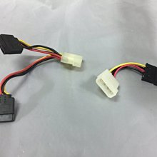 電腦雜貨店→大4PIN轉SATA硬碟電源線 二手良品 1條$10