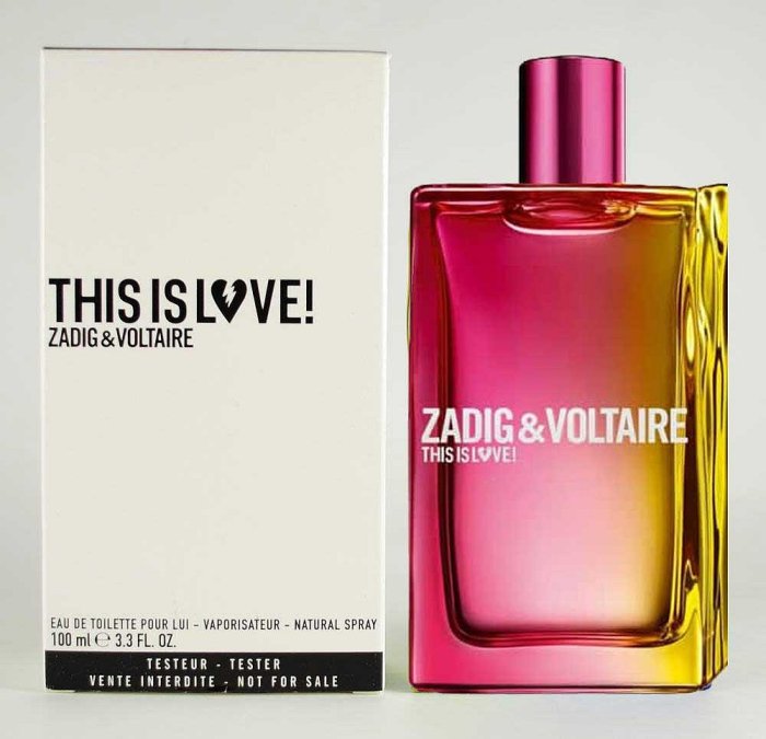 【美妝行】Zadig & Voltaire This Is Love 這就是愛 女性淡香精 100ml 試用品