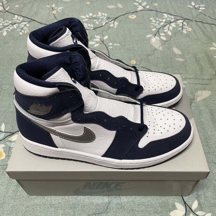 全新NIKE Air Jordan 1代OG午夜藍US 9.5官網公司貨| Yahoo奇摩拍賣