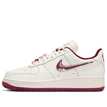 南🔥2024 1月 Nike Air Force 1 情人節 2024 愛心 星星 女款 白紅 FZ5068-161