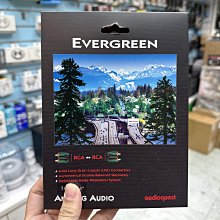 禾豐音響 1.5m RCA-RCA線 Audioquest Evergreen 皇佳公司貨