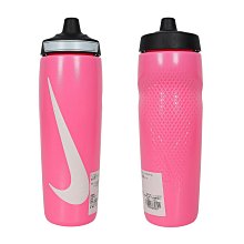 NIKE REFUEL BOTTLE 瓶蓋擠壓水壺 24 OZ(慢跑 登山 單車 「N100766663424」≡排汗專家≡