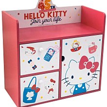 ♥小花花日本精品♥Hello Kitty 45週年繽紛收納雙抽拉櫃~7