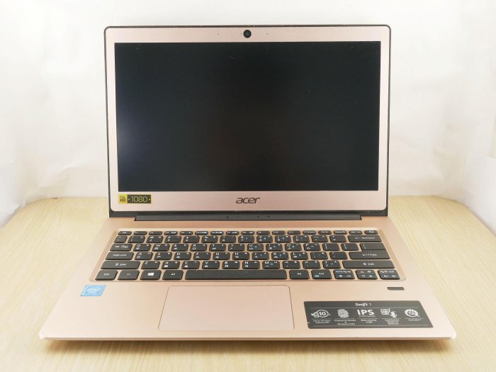 缺貨 UZ3C二手筆電 ACER SF113-31 四核2.2G/4G/固態128G/13吋輕薄 文書 高解析 玫瑰金