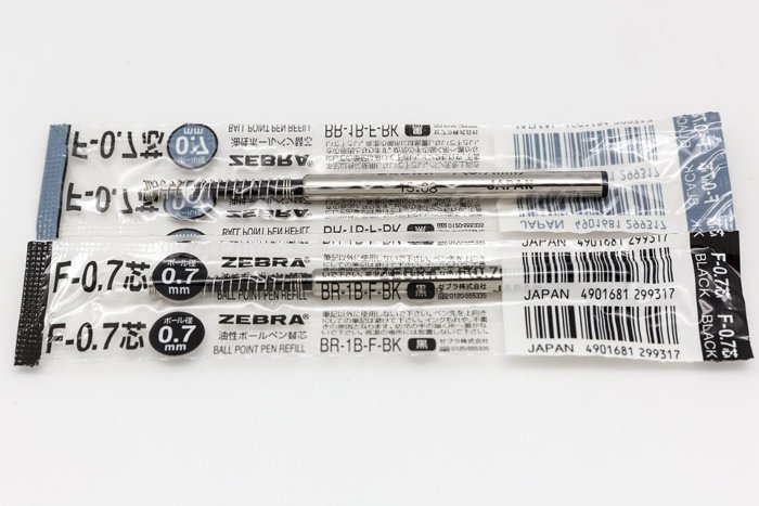 【Pen筆】ZEBRA斑馬 BR-1B-F 0.7mm 短筆芯