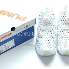 【高冠國際】REEBOK INSTA PUMP FURY 雨滴 彩虹 白彩 點點 果凍 透明 女鞋 慢跑鞋 V68678