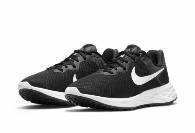 NIKE 慢跑鞋 Revolution 6 NN 運動 女鞋 輕量 透氣 舒適 避震黑 白DC3729-003