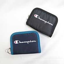 CHAMIPON 休閒零錢包 錢包 短夾 578610- 黑/藍 12x10cm