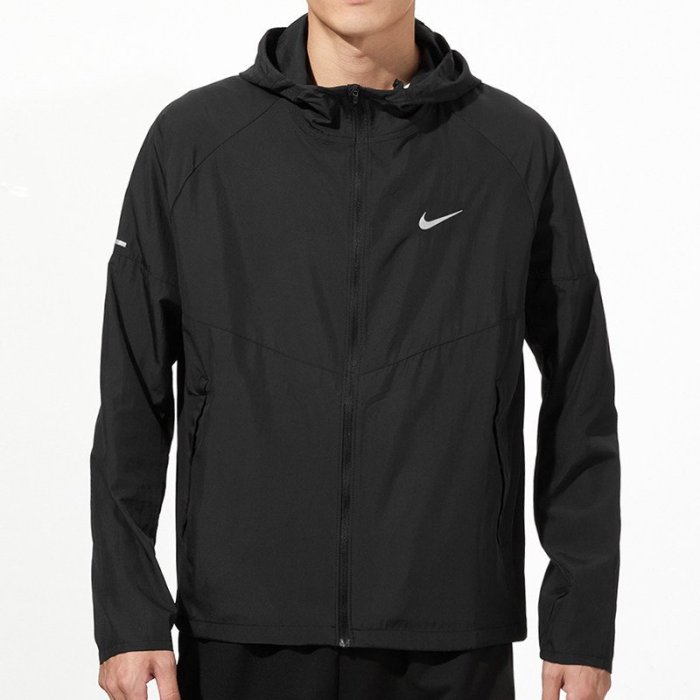 【熱賣精選】Nike/耐吉 男子運動訓練跑步速干防風衣連帽夾克外套 DD4747-010