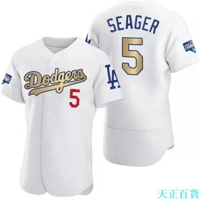 天正百貨棒球球衣Jersey Dodgers球衣道奇隊7URAS棒球服5105073524BRYANT金字冠軍版