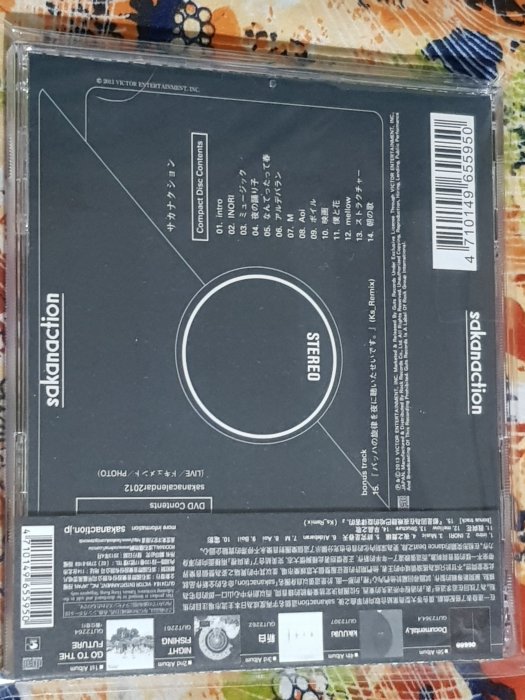 R日語(二手CD)sakanaction魚韻~~~日本版~CD+DVD~有側標