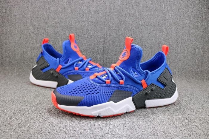 Nike Air Huarache Drift BR 6 深藍白 編織 經典 武士 休閒慢跑鞋 男鞋 AO1133-400