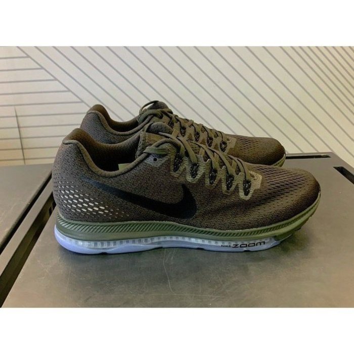 【正品】Nike Zoom All Out Low 軍綠 878670-301 抗震 慢跑鞋