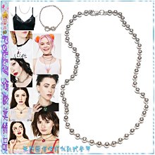 ☆POLLY媽☆歐美進口CHOKER NECKLACE鋼珠鎖骨鍊/∞頸鍊