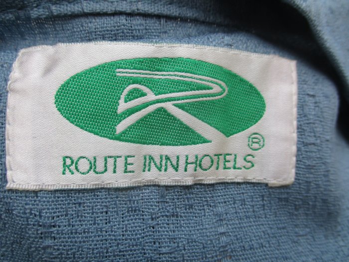 日本ROUTE lNN HOTELS飯店甚平-M號-上衣-棉麻-全新 JM-824-L