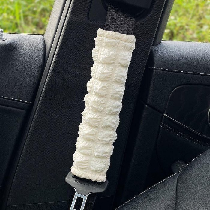 汽車 安全帶 護肩套 女 可愛 創意 向日葵 安全繩 防勒 車內用品 裝飾（滿599免運）