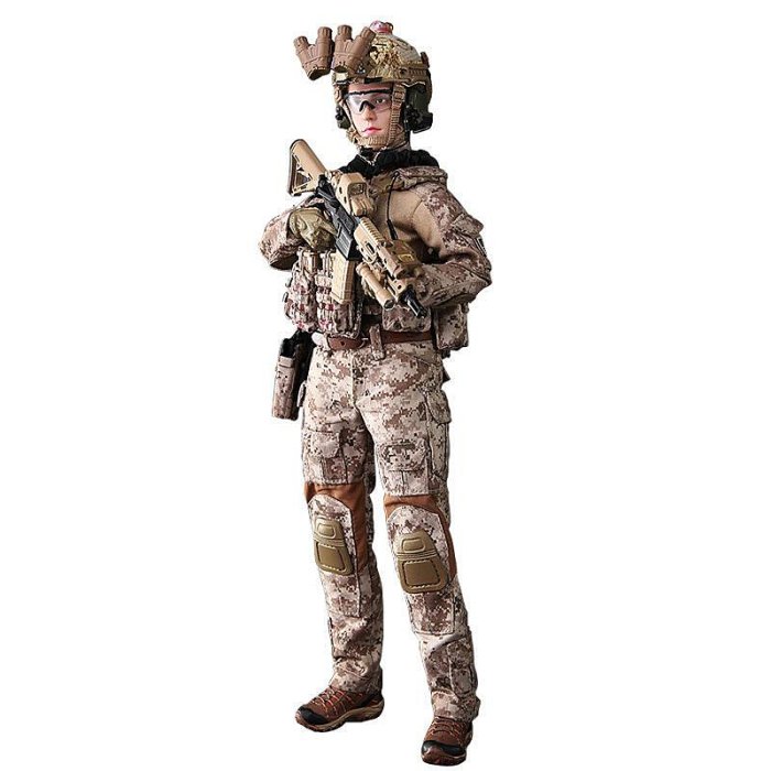 極致優品 正版模型【免運】16兵人模型 M017女海豹突擊隊HALO傘跳訓練軍事部隊女兵人 MX936