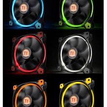 小白的生活工場*Thermaltake Riing 12 LED 12公分高風壓水冷排風扇(綠燈)