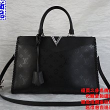 ☆優買二手名牌店☆ LV M54147 VERY 黑色 壓紋 皮革 手提包 肩背包 斜背包 手挽包 手挽袋 全新商品