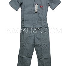 【高冠國際】Dickies 3399 / 33999 Short Sleeve Coverall 短袖 連身工作服 灰色 GY