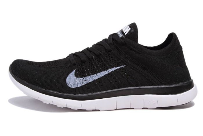 【 鋒仔球鞋 】NIKE FREE 4.0 FLYKNIT 襪套 編織 慢跑鞋 男鞋 黑白 631053-001