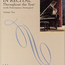 【599免運費】In Recital Throughout the Year, Vol Two, Book2 F1553