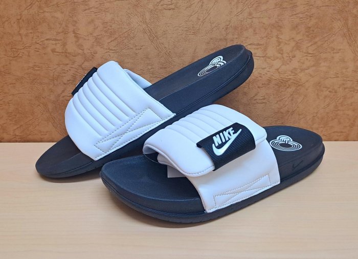 ✩Pair✩ NIKE 軟底運動拖鞋 DQ9624-100 黑 OFFCOURT ADJUST SLIDE 魔鬼氈