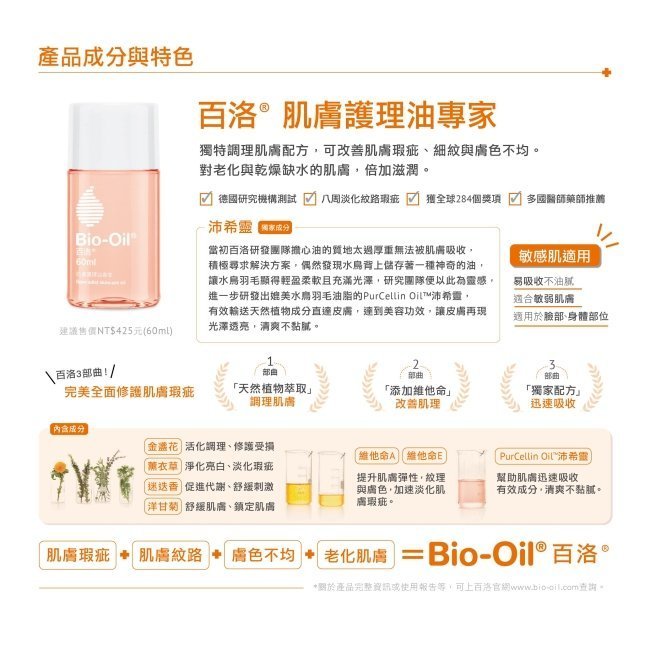 【誠意中西藥局】Bio-Oil 百洛肌膚護理專家 專業護理油200ml 專業護膚油 百洛油