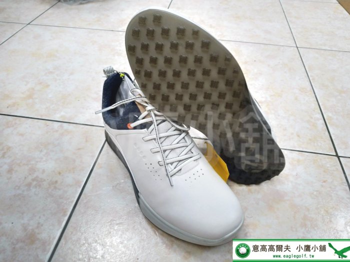 小鷹小舖] ECCO M Golf S-Three 10290401007 高爾夫男球鞋無釘防水透氣