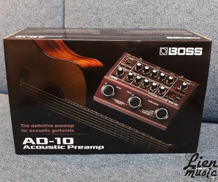 『立恩樂器 效果器專賣』免運分期公司貨保固 BOSS AD-10 木吉他綜合效果器  DI AD10 民謠吉他效果器