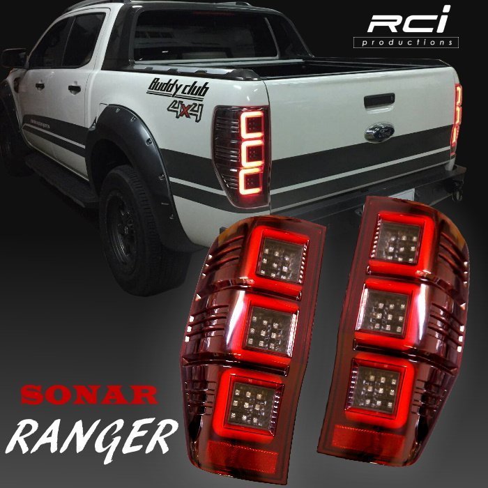 RC HID LED專賣店 福特 貨卡 FORD RANGER pickup 12-17年 導光式樣 LED 尾燈組 B