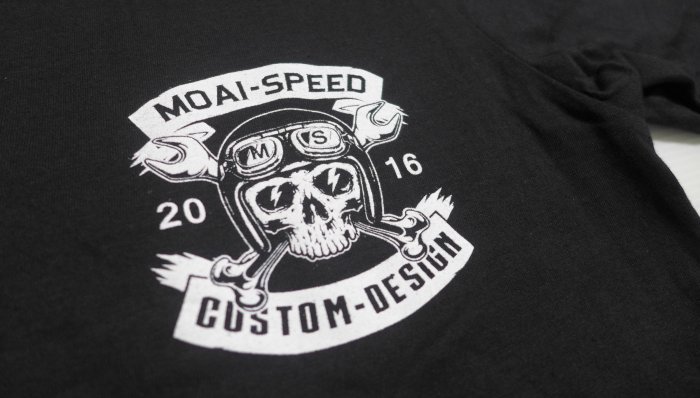 【Mr.17】MOAI SPEED 骷髏頭騎士 摩托車 重型機車重機進口短袖T恤 T-SHIRT(N344)