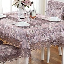 粉紅玫瑰精品屋~經典小花蕾絲桌巾 蓋布~180公分圓